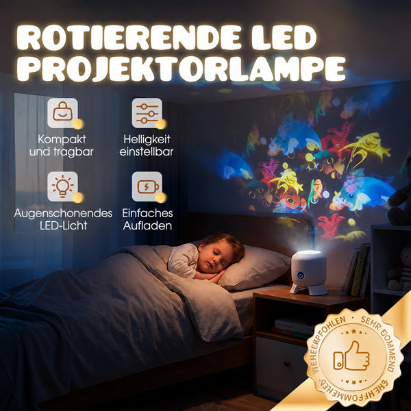 🔥 Bestseller: Zoremiqa™ Rotierender LED-Projektor
