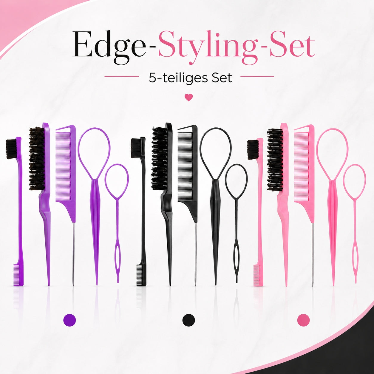 5-teiliges Edge-Styling-Set