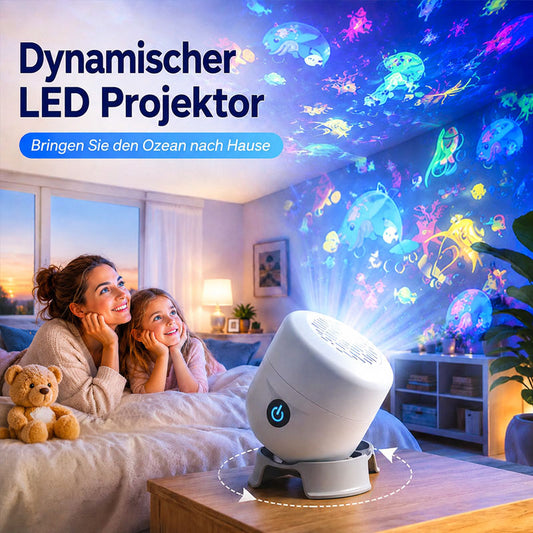 🔥 Bestseller: Zoremiqa™ Rotierender LED-Projektor