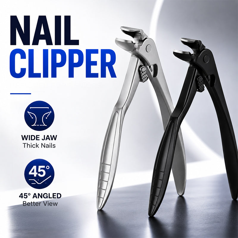 ⏰🔥LIMITED TIME 50% OFF!🔥50K+ SOLD!Curved stainless steel nail clippers – Ergonomic and easy for seniors to use