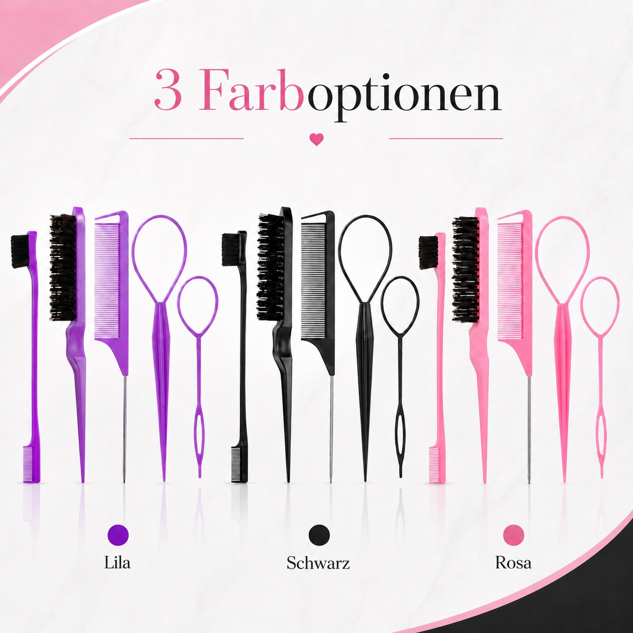 5-teiliges Edge-Styling-Set