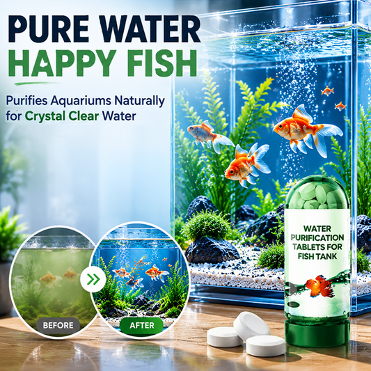 🔥 TOP-ANGEBOT 🔥 Zoremiqa™ Leistungsstarke Wasserreinigungstabletten für Aquarien