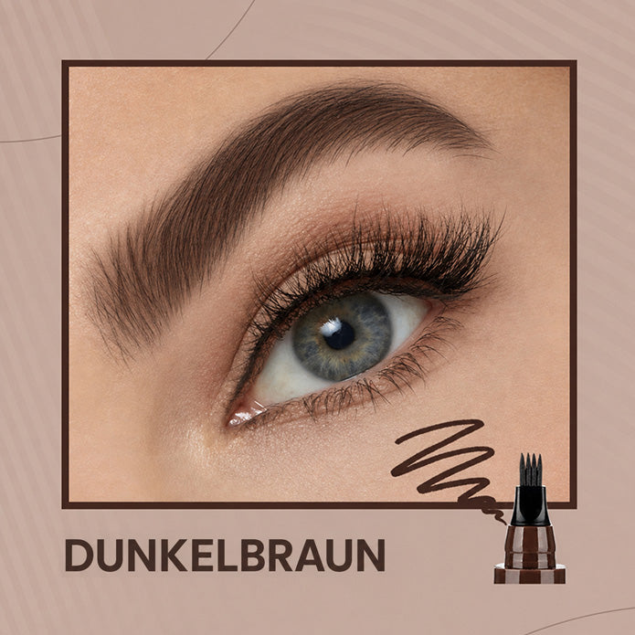 ✨ Wasserfester 4-Spitzen-Stift für Bart & Augenbrauen