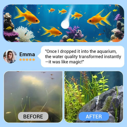 🔥 TOP-ANGEBOT 🔥 Zoremiqa™ Leistungsstarke Wasserreinigungstabletten für Aquarien