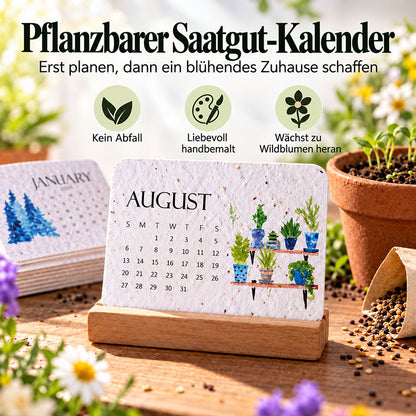 🅱️🌸 Pflanzbarer Samenpapier-Kalender 2027 — Erst nutzen, dann anpflanzen