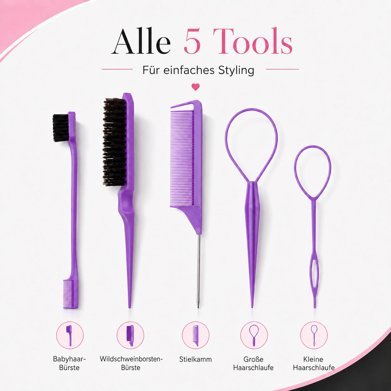 5-teiliges Edge-Styling-Set