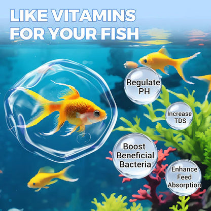 🔥 TOP-ANGEBOT 🔥 Zoremiqa™ Leistungsstarke Wasserreinigungstabletten für Aquarien