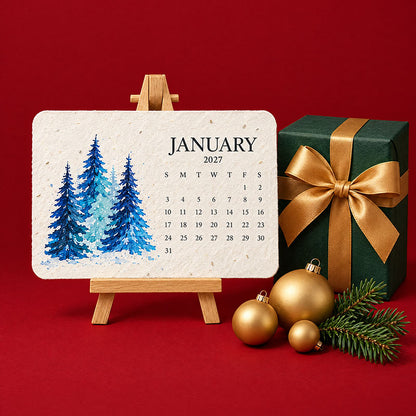 🅱️🎄🇩🇪 Pflanzbarer Samenpapier-Kalender 2027 — Erst nutzen, dann anpflanzen