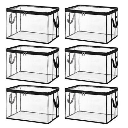🎁 Transparent Large-Capacity Dustproof & Moisture-Proof Storage Bag – Declutter Your Home Fast ✨ (offer)