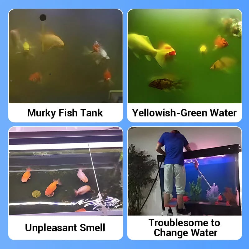 🔥 TOP-ANGEBOT 🔥 Zoremiqa™ Leistungsstarke Wasserreinigungstabletten für Aquarien