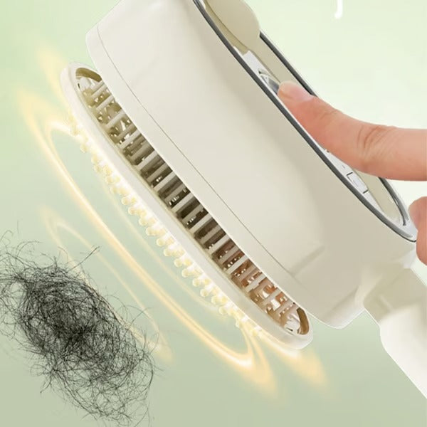 🔥 Tagesangebot – 50 % Rabatt 🔥 Elektrische Sprüh-Haarbürste mit Massagefunktion