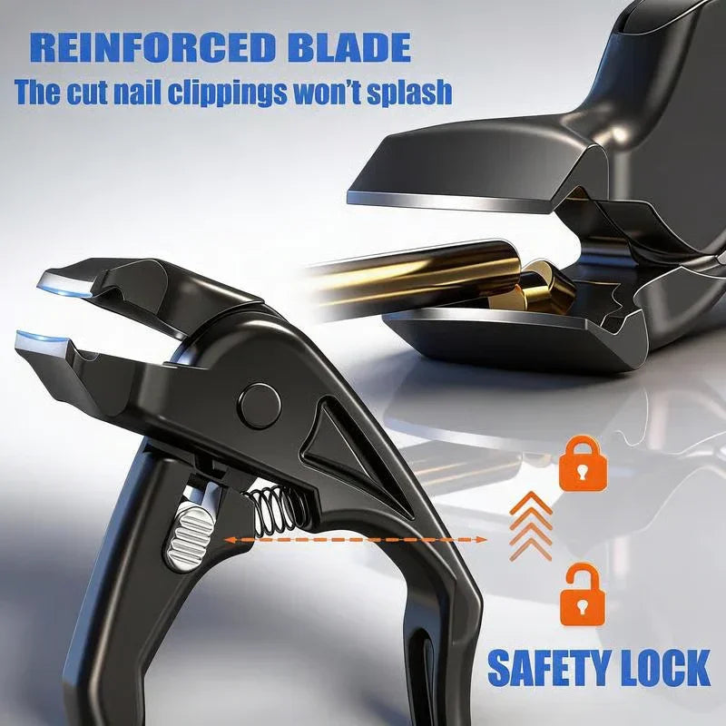 ⏰🔥LIMITED TIME 50% OFF!🔥50K+ SOLD!Curved stainless steel nail clippers – Ergonomic and easy for seniors to use