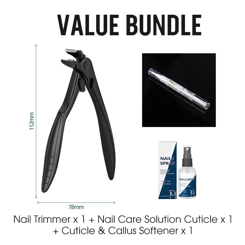 ⏰🔥LIMITED TIME 50% OFF!🔥50K+ SOLD!Curved stainless steel nail clippers – Ergonomic and easy for seniors to use