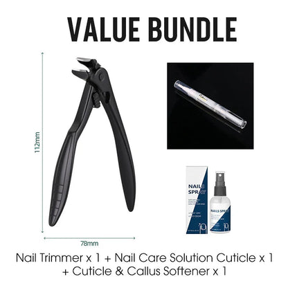⏰🔥LIMITED TIME 50% OFF!🔥50K+ SOLD!Curved stainless steel nail clippers – Ergonomic and easy for seniors to use