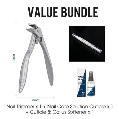 ⏰🔥LIMITED TIME 50% OFF!🔥50K+ SOLD!Curved stainless steel nail clippers – Ergonomic and easy for seniors to use