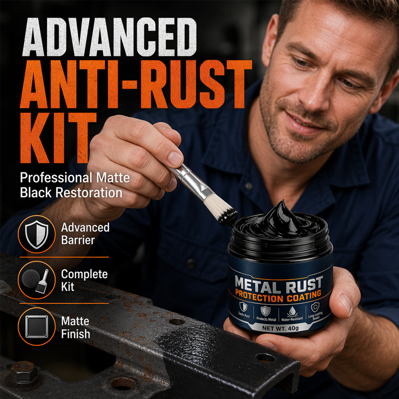 Zoremiqa™ Metall-Reparaturpaste Schwarz | Rostschutz & Oberflächenpflege(OFFER)